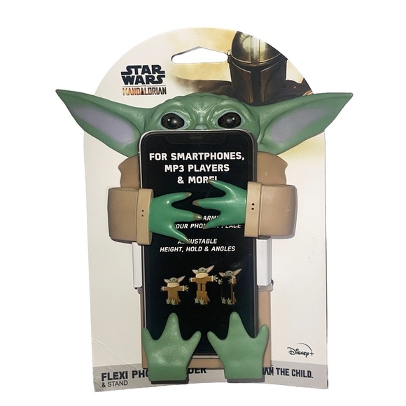 Star Wars Other - NEW Star Wars Mandalorian The Child adjustable Flexi Phone Holder & stand